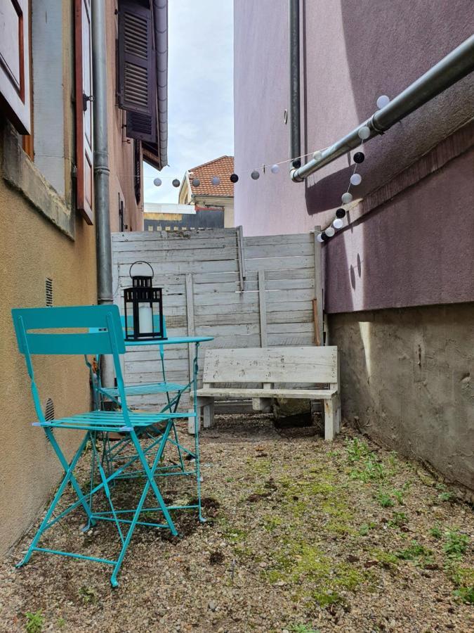 Appartement Industriel Avec Petite Terrasse Belfort Exterior foto